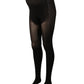Meias-calças-calças-maternidade femininas Swedish Stockings Matilda Premium pretas, tamanho médio