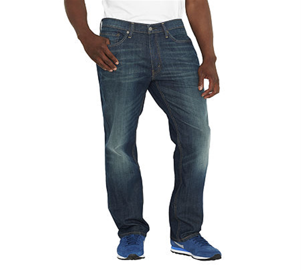 Calça Jeans Levi's Masculina Big &amp; Tall Athletic Taper Stretch Azul Tamanho 32X38