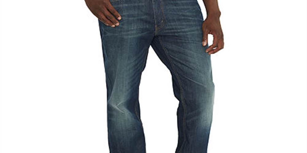 Calça Jeans Levi's Masculina Big &amp; Tall Athletic Taper Stretch Azul Tamanho 32X38