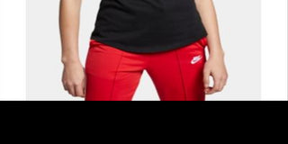 Camiseta regata Nike Sportswear feminina de algodão com costas nadador, preta, tamanho médio