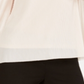 Blusa feminina Alfani com listras texturizadas e decote embelezado, tamanho pequeno e médio, vermelha
