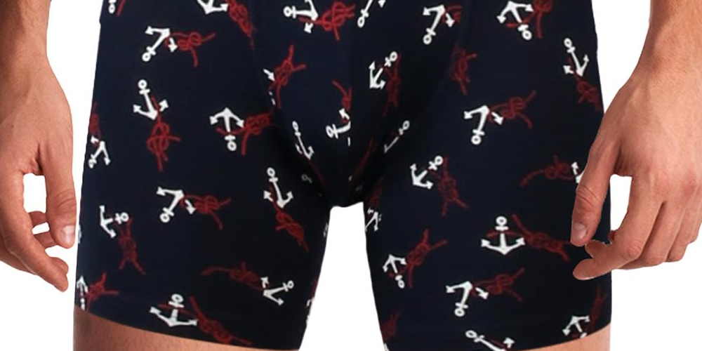 Cueca Boxer Ralph Lauren Masculina Contour Pouch Azul Marinho Tamanho P