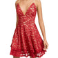 Vestido de festa infantil com glitter e costas nadador, vermelho, tamanho XX-S