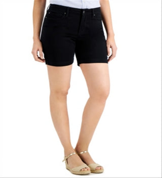 Shorts jeans feminino Charter Club preto tamanho 8