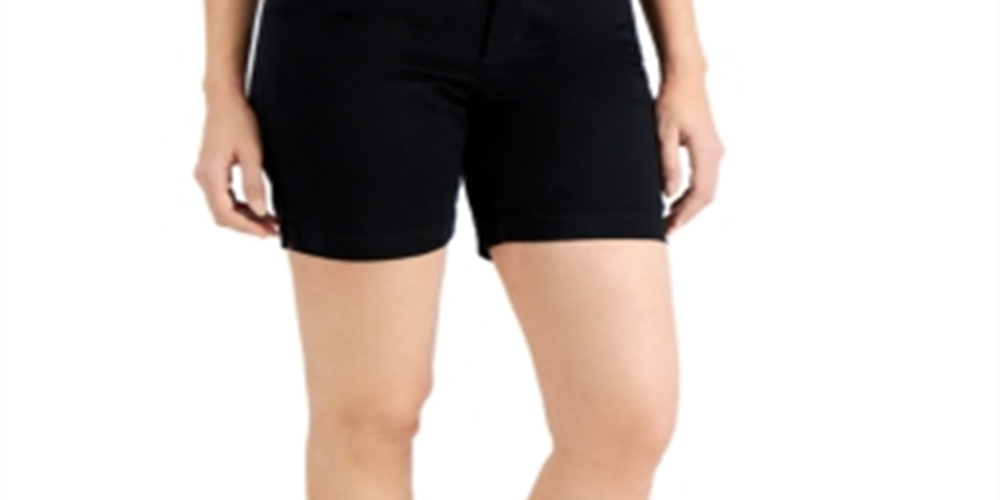 Shorts jeans feminino Charter Club preto tamanho 8