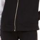 Tommy Hilfiger Sport Colorblocked Moletom com capuz e zíper feminino, preto, tamanho médio