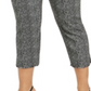 Calça curta estampada Alfani feminina plus size azul claro tamanho 26 W