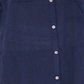 Camisa utilitária feminina Charter Club com gola dividida, azul, tamanho pequeno G