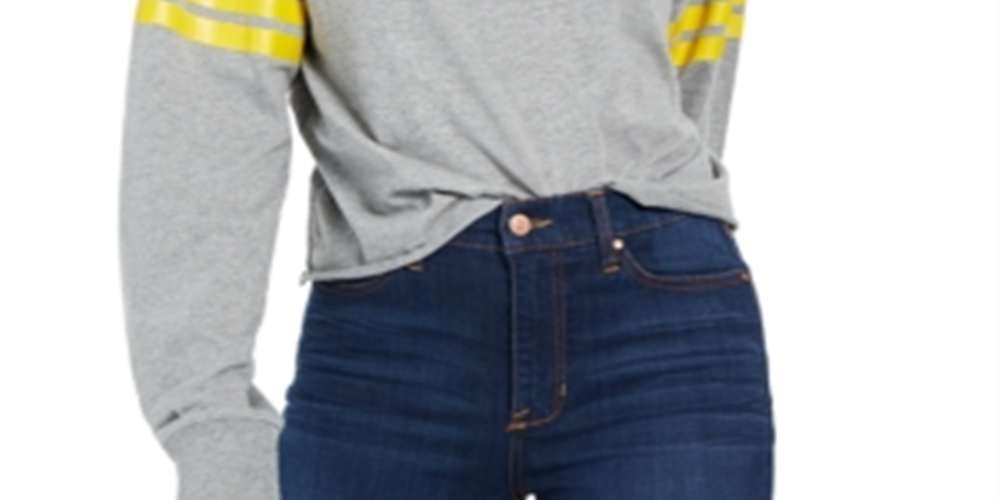 Camiseta feminina moderna Lux com slogan Sunshine, cinza, tamanho grande