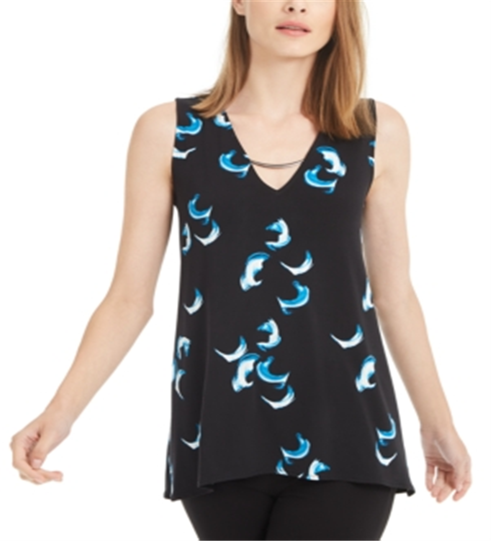 Alfani Feminino Hardware Trim Top Mostarda Tamanho Pequeno Grande