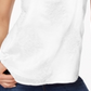 Blusa bordada feminina Style &amp; Co, branca, tamanho pequeno G