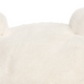 First Impressions Chapéu de pompom de pele sintética para meninos e meninas, tamanho branco, 0-6 meses