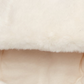 First Impressions Chapéu de pompom de pele sintética para meninos e meninas, tamanho branco, 0-6 meses