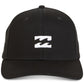 Boné Billabong All Day Logo Bordado Snapback Masculino Preto Tamanho Regular