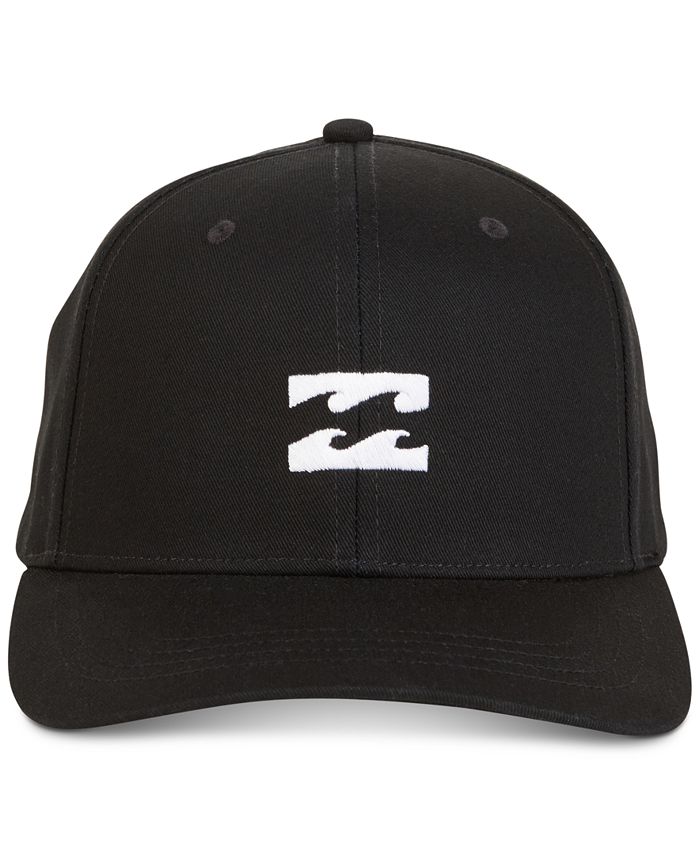 Boné Billabong All Day Logo Bordado Snapback Masculino Preto Tamanho Regular