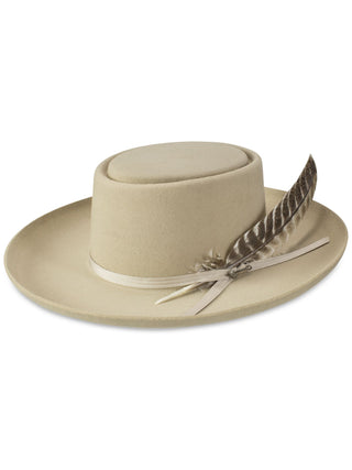 Stetson Men's Feather Hat Brown Size Small