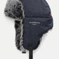 Chapéu Trapper forrado masculino Levi's, preto, tamanho P/M