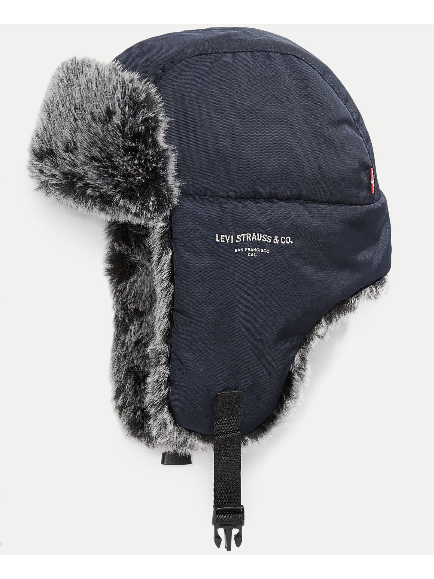Chapéu Trapper forrado masculino Levi's, preto, tamanho P/M