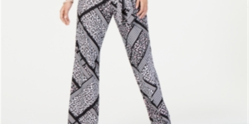 Macacão feminino NY Collection com mangas esvoaçantes, preto, tamanho pequeno médio
