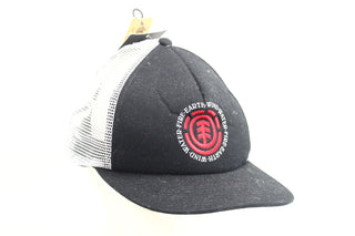 Boné Trucker Element Masculino One Mesh Snapback Seal Logo Preto Tamanho Regular