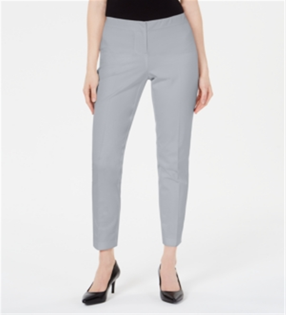 Calça skinny Hollywood feminina Alfani Bi Stretch cinza tamanho 12 Petite