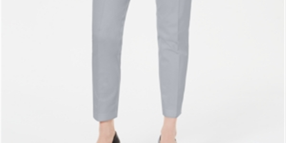 Calça skinny Hollywood feminina Alfani Bi Stretch cinza tamanho 12 Petite