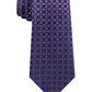 Gravata Masculina Clássica Geométrica Kenneth Cole Roxa Tamanho Regular