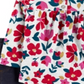 Body Carter's Girl's Infantil Estampado Floral Babados Bolso Calças Vermelhas Floral Tamanho 24MOS