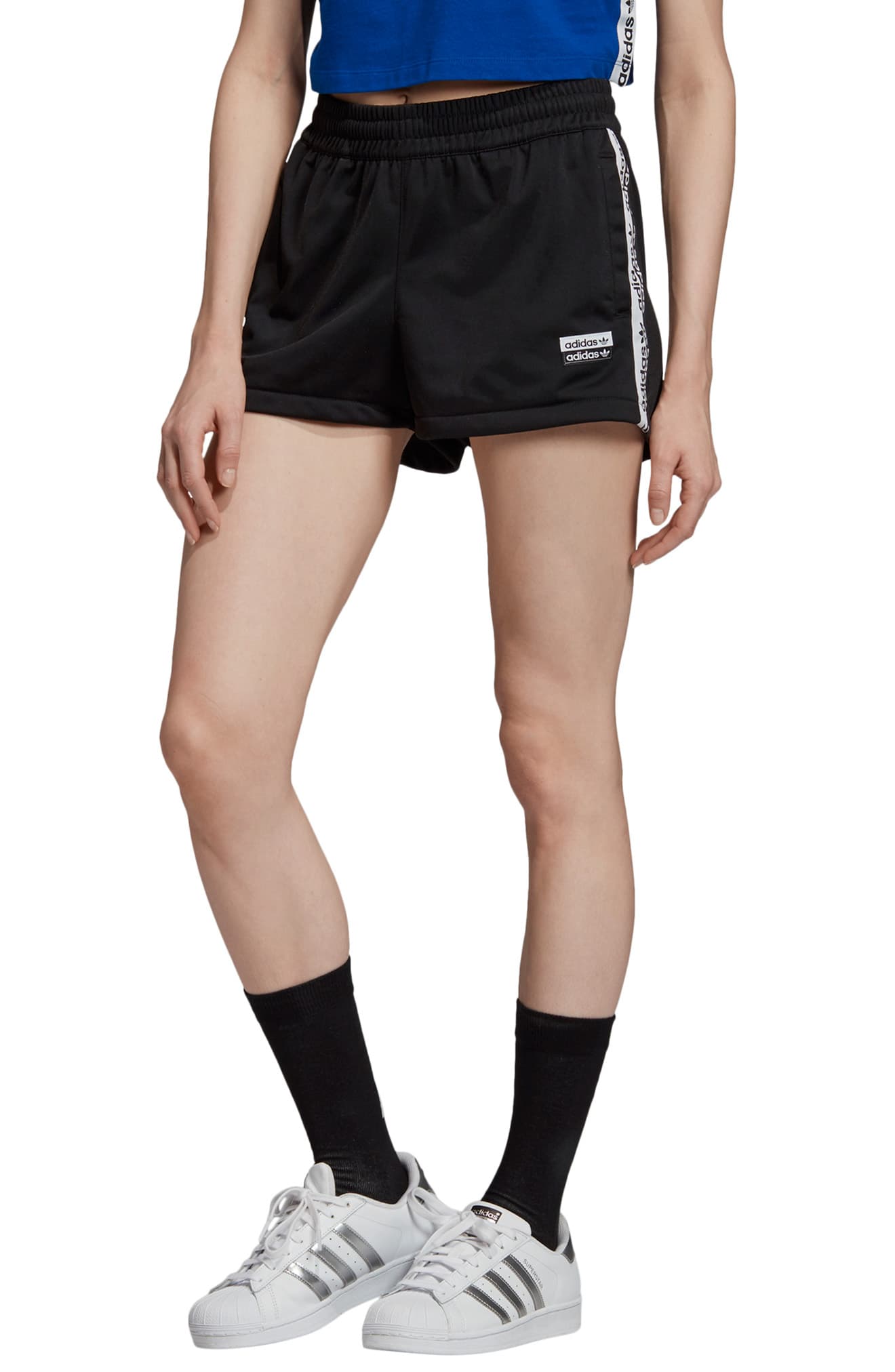 Shorts Vocal Feminino Adidas Originals Preto Tamanho Médio