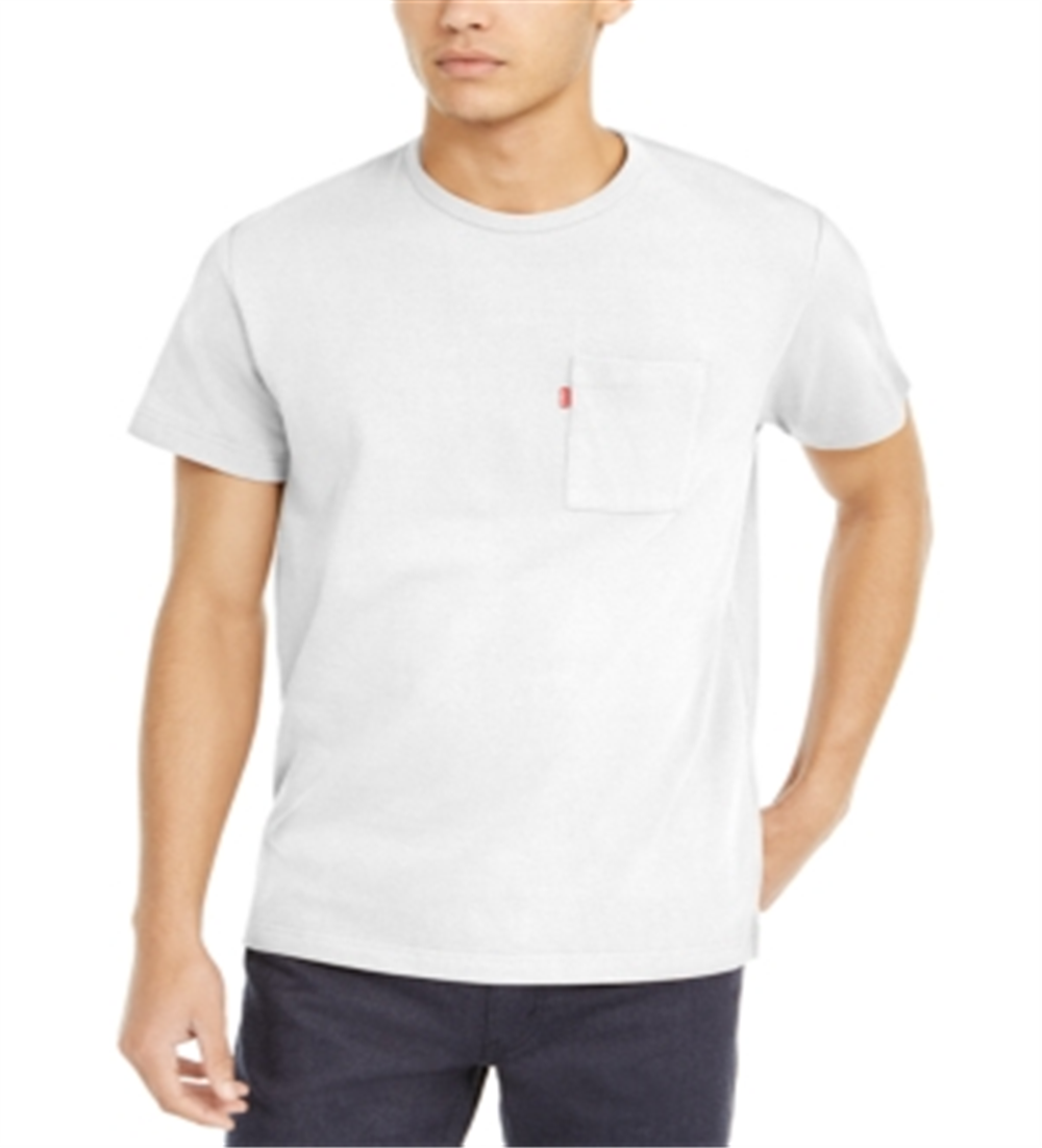 Camiseta Levi's Masculina Heavyweight Pocket Branca Tamanho XX-G