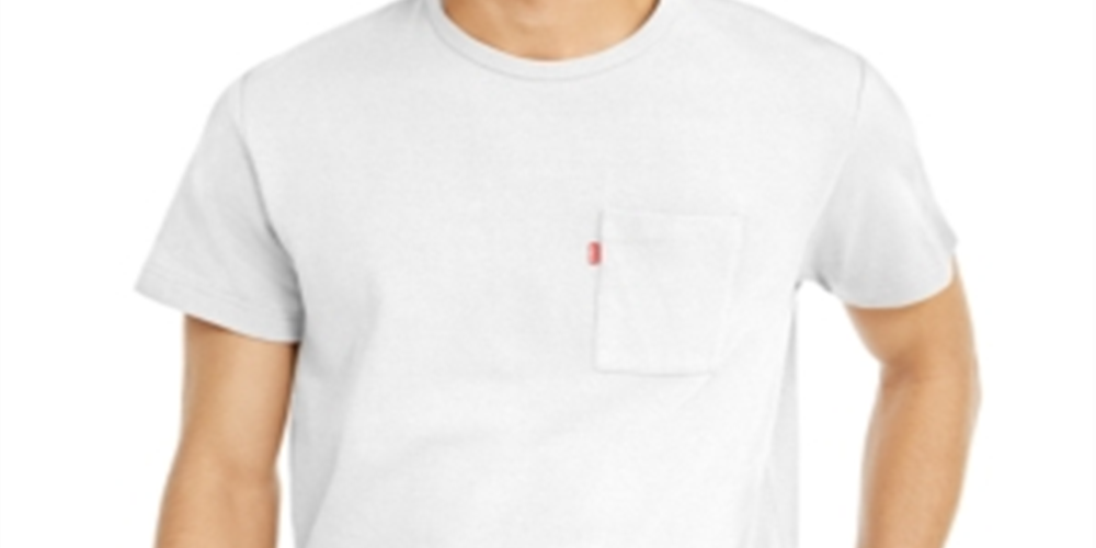 Camiseta Levi's Masculina Heavyweight Pocket Branca Tamanho XX-G