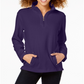Karen Scott Blusa Feminina Gola Alta Roxa Tamanho PP