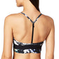 Sutiã esportivo Nike Indy Floral Light Support feminino, preto, tamanho extragrande