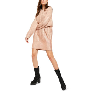 Vestido suéter Good as da Free People para mulheres, tamanho dourado XS