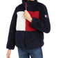 Jaqueta Tommy Hilfiger Sherpa Feminina Azul Tamanho Médio