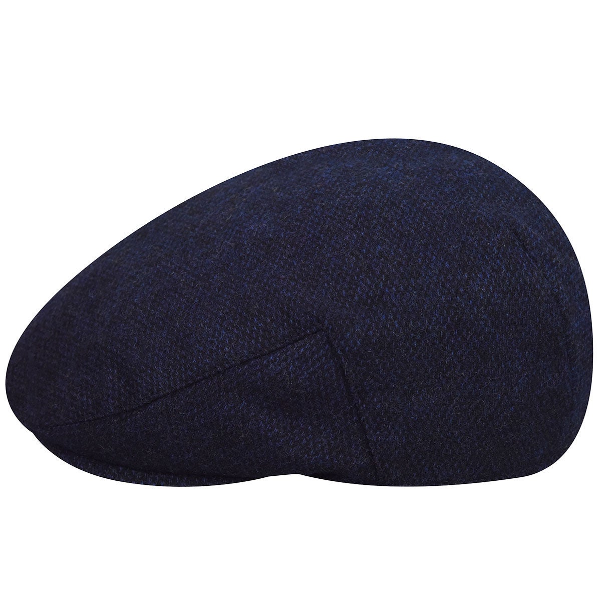Boné masculino estilo britânico com estampa de janela, azul, tamanho extragrande