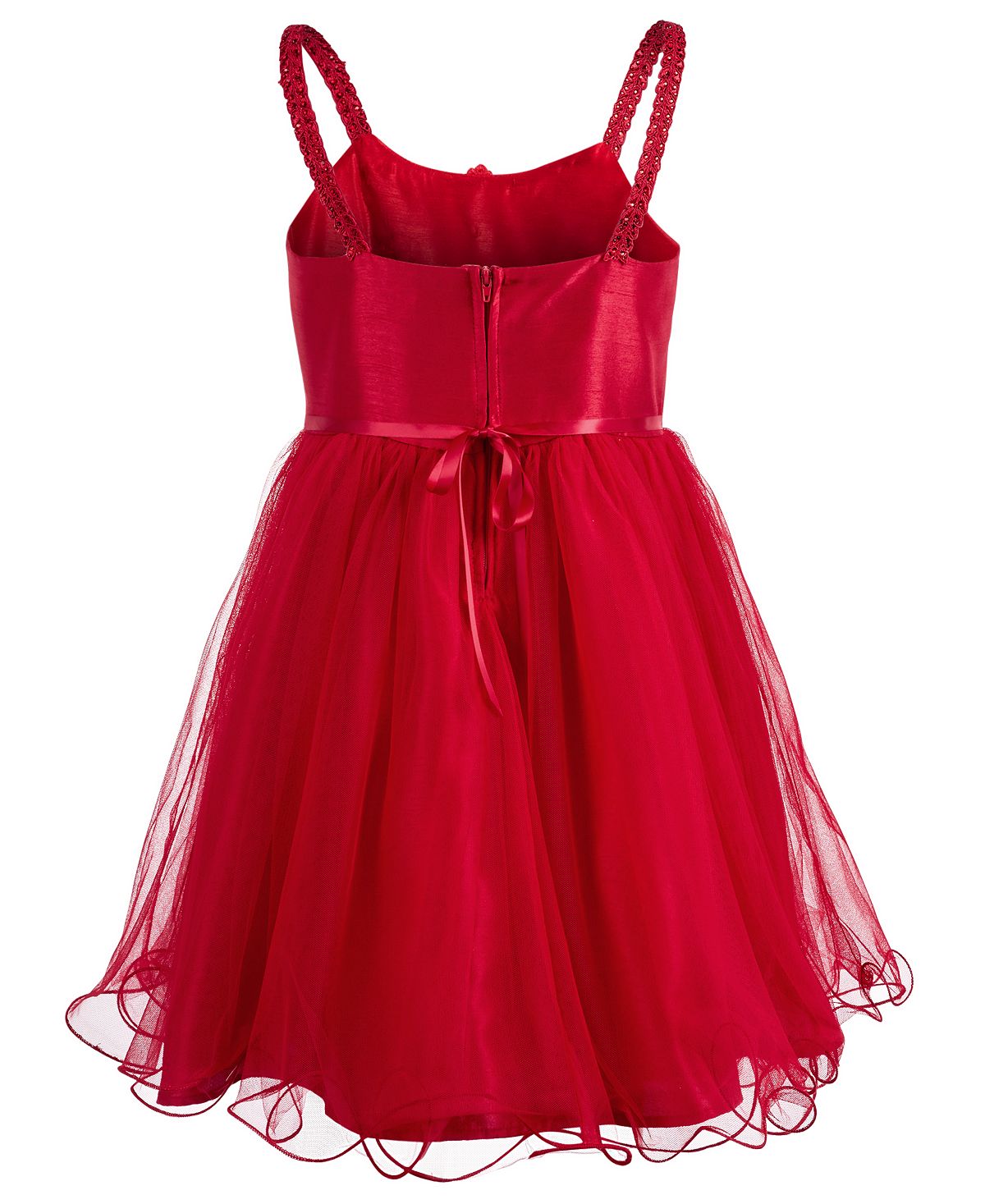 Vestido de malha com lantejoulas rosa e violeta para meninas grandes, tamanho 8, vermelho