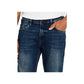 Calça jeans masculina Buffalo David Bitton com corte clássico e perna reta, azul, tamanho 34x32