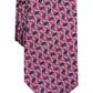 Gravata de seda fina geométrica Reynolds Alfani masculina, rosa, tamanho regular