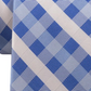 Gravata xadrez masculina Tommy Hilfiger em mistura de seda Vermont azul tamanho regular