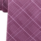 Gravata Michael Kors Masculina Elijah Check Xadrez Skinny Slim de Seda Rosa Tamanho Único