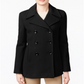 Calvin Klein Casaco Feminino de Lã e Caxemira, Preto, Tamanho 4