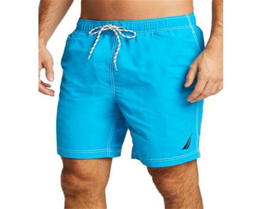 Calção de banho masculino Nautica Solid azul tamanho XX-G