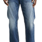 Calça jeans masculina Zac Straight e jeans da Silver Jeans Co., azul, tamanho 38x30