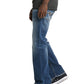 Calça jeans masculina Zac Straight e jeans da Silver Jeans Co., azul, tamanho 38x30
