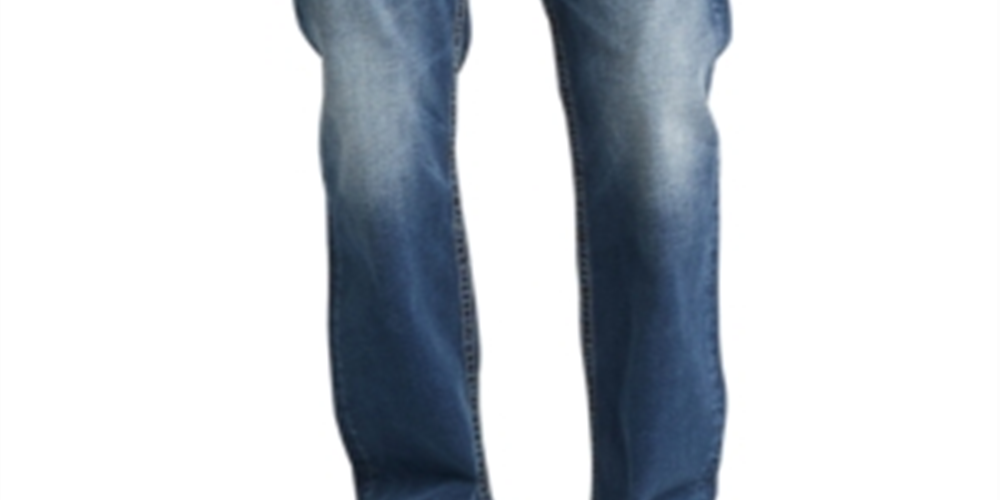 Calça jeans masculina Zac Straight e jeans da Silver Jeans Co., azul, tamanho 38x30