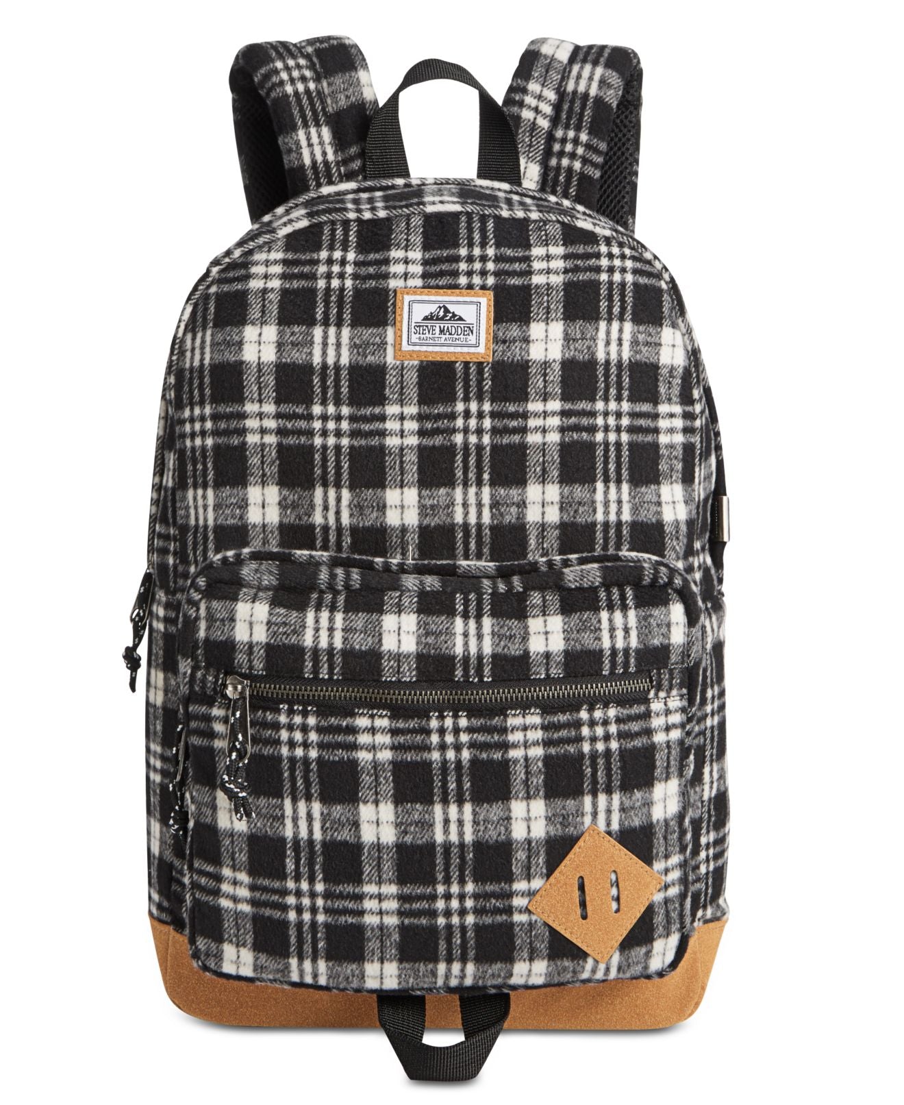 Bolsa masculina Steve Madden preta tamanho grande