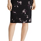 Vestido midi com estampa floral franzida Andee Misty da Ralph Lauren, feminino, preto, tamanho 12