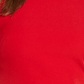 Vestido tubinho com pregas e manga curta Vince Camuto feminino, vermelho, tamanho 2