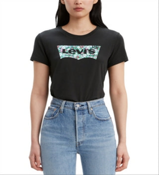 Levi's Women's Batwing the Perfect T-Shirt Black Size M